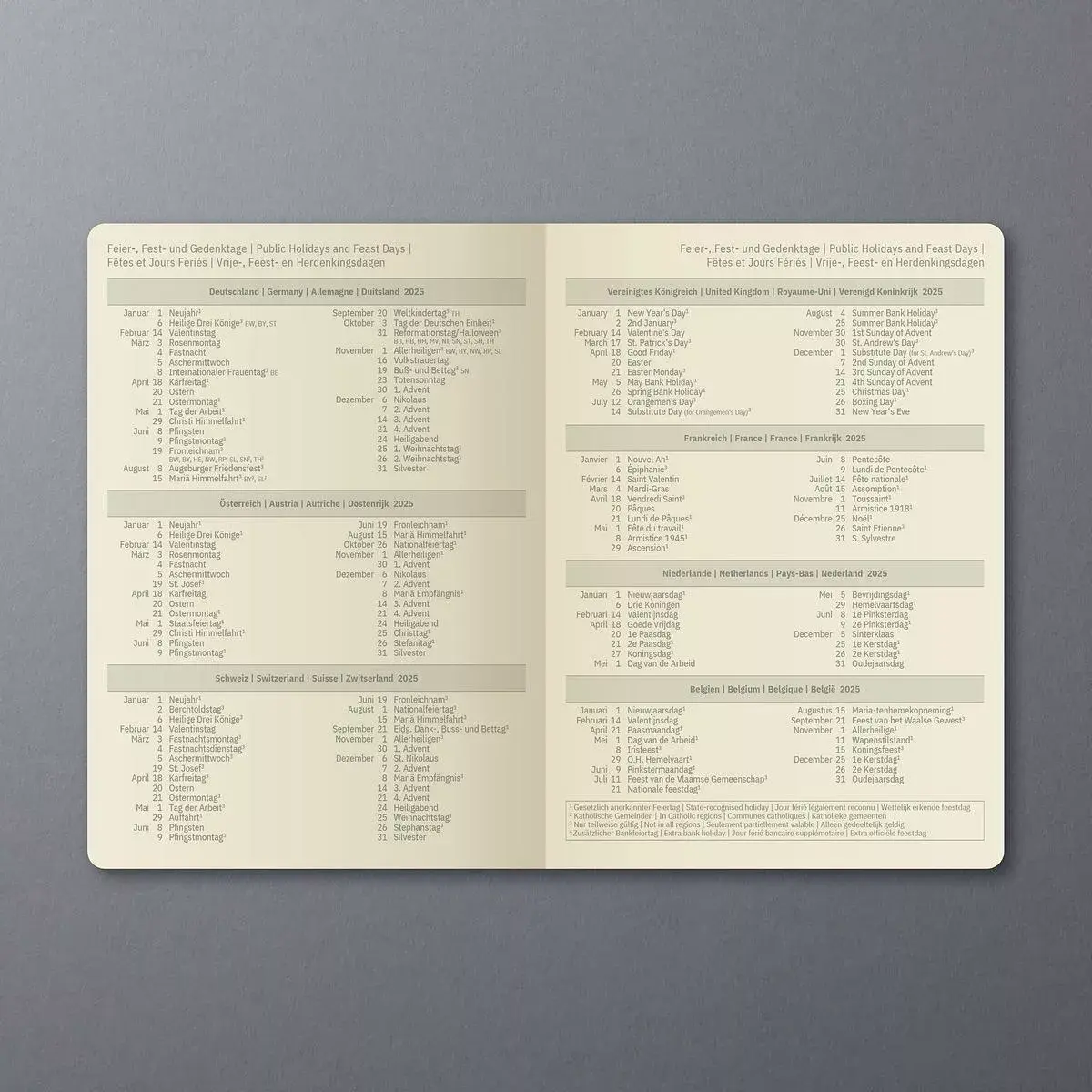 Personal diary Sigel Weekly planner Conceptum 2025 Photo 8
