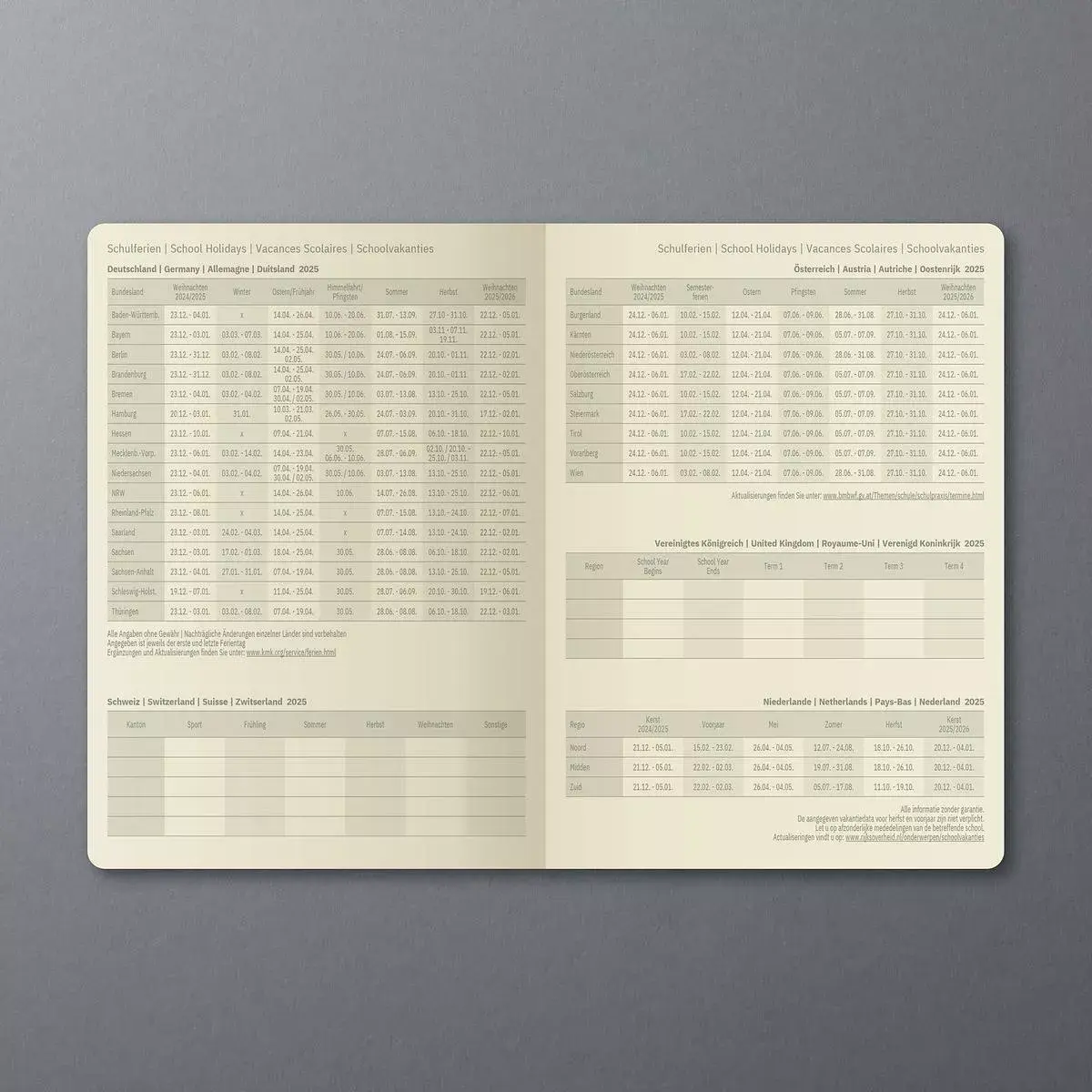Personal diary Sigel Weekly planner Conceptum 2025 Photo 9