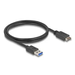 DeLOCK USB Cable 10 Gbps Type-E Key A 20 pin male to Type-A male 80 cm