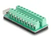 DELOCK 67189 USB Type‑E Key A → 20‑контактный клеммный адаптер Photo 2