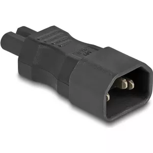 DeLOCK Power Adapter IEC 60320 - C14 to C7 Plug Socket 2.5 A Black