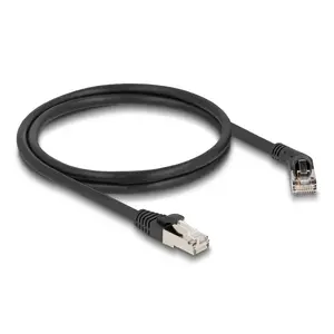 Сетевой кабель DeLOCK RJ45 Cat.6A 1м Черный