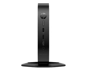 Тонкий клиент HP Pro t550 с процессором Intel Celeron J6412 2 GHz, 4 ГБ DDR4 ОЗУ, 32 ГБ eMMC, IGEL OS, Wi-Fi 6 и черным корпусом