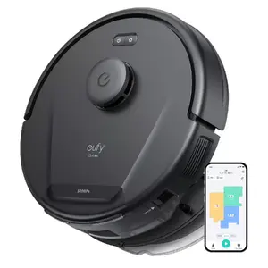 Робот-пылесос и моющий Eufy Clean L60 Hybrid — безмешковый 0,35 л пыль, 0,28 л вода, 120 мин, 2600 мА·ч, чёрный