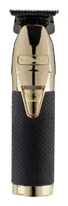 BaByliss PRO FX7870GBPE Boost+ Gold SkeletonFX Профессиональный триммер с шириной ножа 4 см, литий-ионным аккумулятором, временем работы 180 мин, черный и золотой