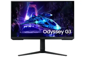 Samsung Odyssey G3 S27DG300EU Computer Monitor 27-Inch Full HD LCD Black 1920 x 1080 Pixels 1 ms 180 Hz Gaming VESA Height Adjustment