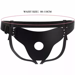 Strap-on harness pretty love Adjustable Strap Harness Black — adjustable straps, universal attachment compatibility