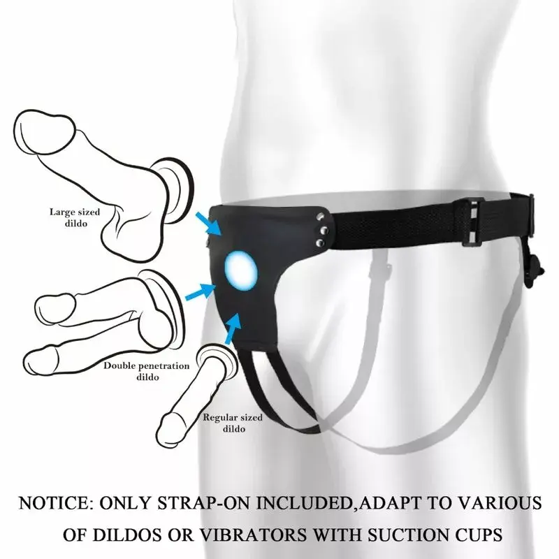 Страпон-гарнитура pretty love Adjustable Strap Harness Black Photo 4