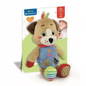Plush Toy Dog Clementoni Baby 17922, Soft Stuffed Puppy, Children's Comfort Toy