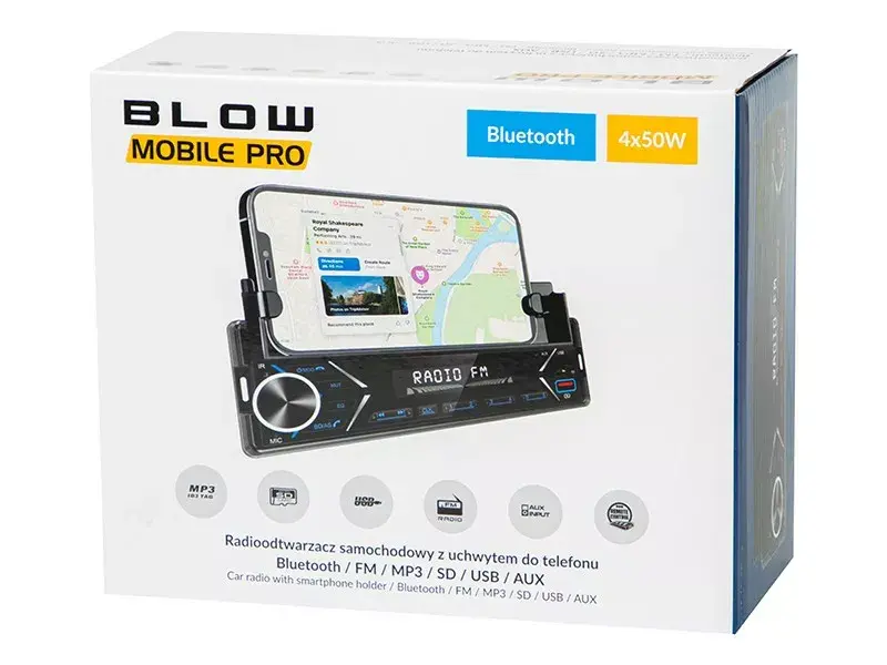 Auto 1DIN radio BLOW MOBILE PRO 1DIN 78-346# Photo 4