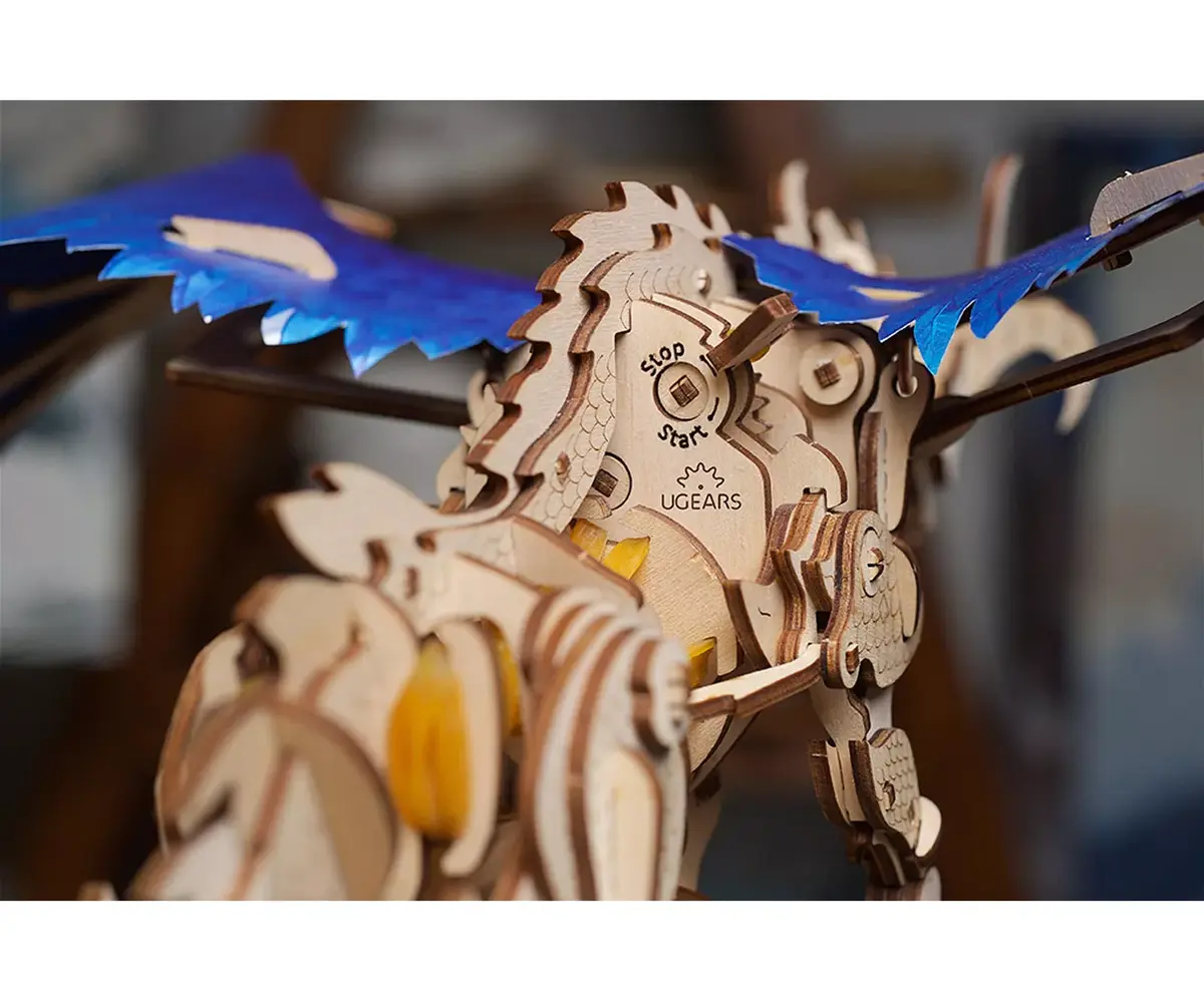 3D Пазл UGears Дракон Ветров Photo 6