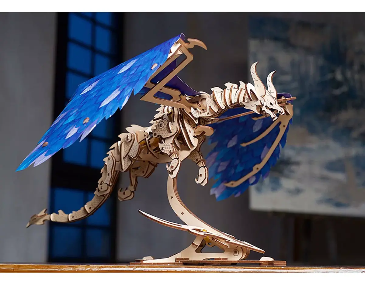 3D Пазл UGears Дракон Ветров Photo 7