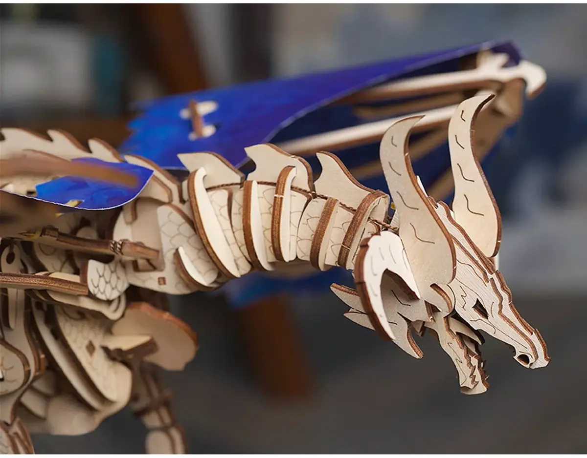 3D Пазл UGears Дракон Ветров Photo 8