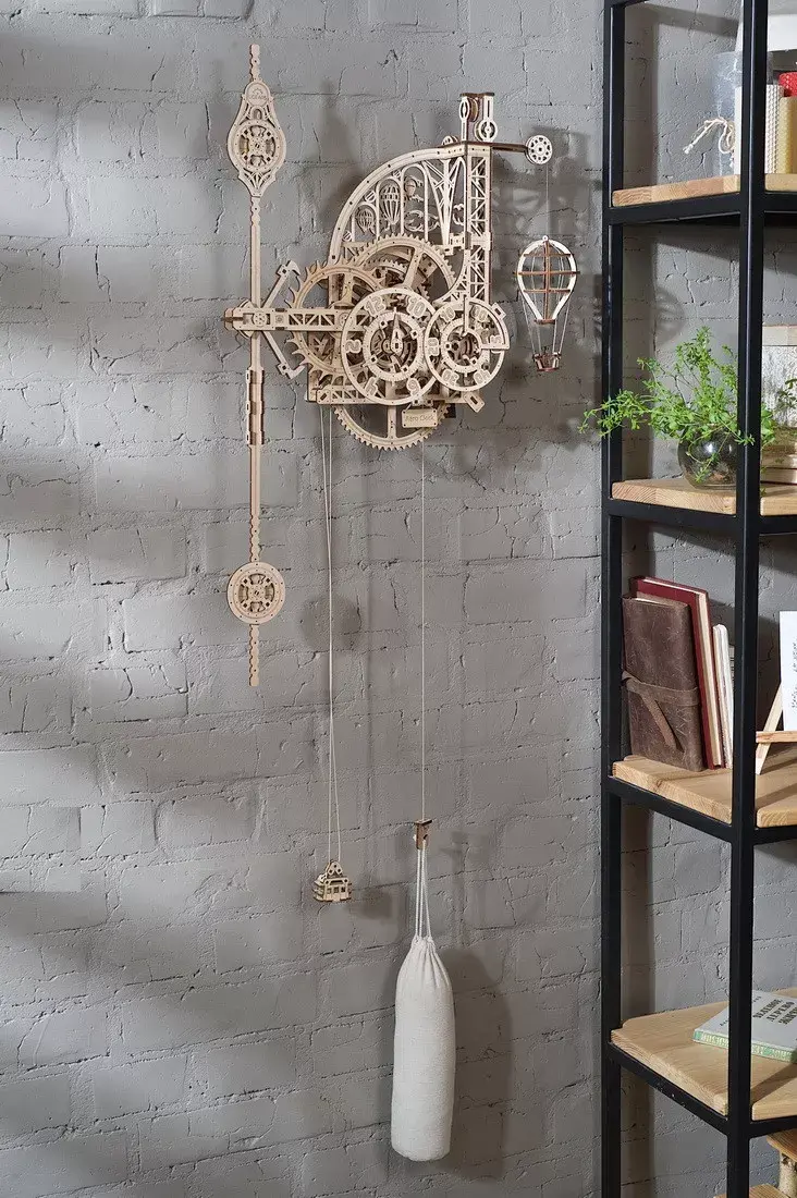 UGears Aero Clock Mechanical Model 3D puzzle Photo 10