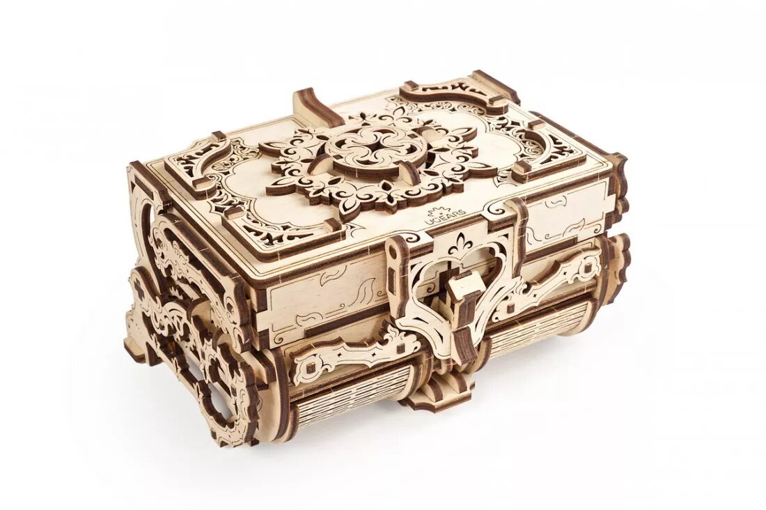 3D puzle UGears Antīka kaste 185