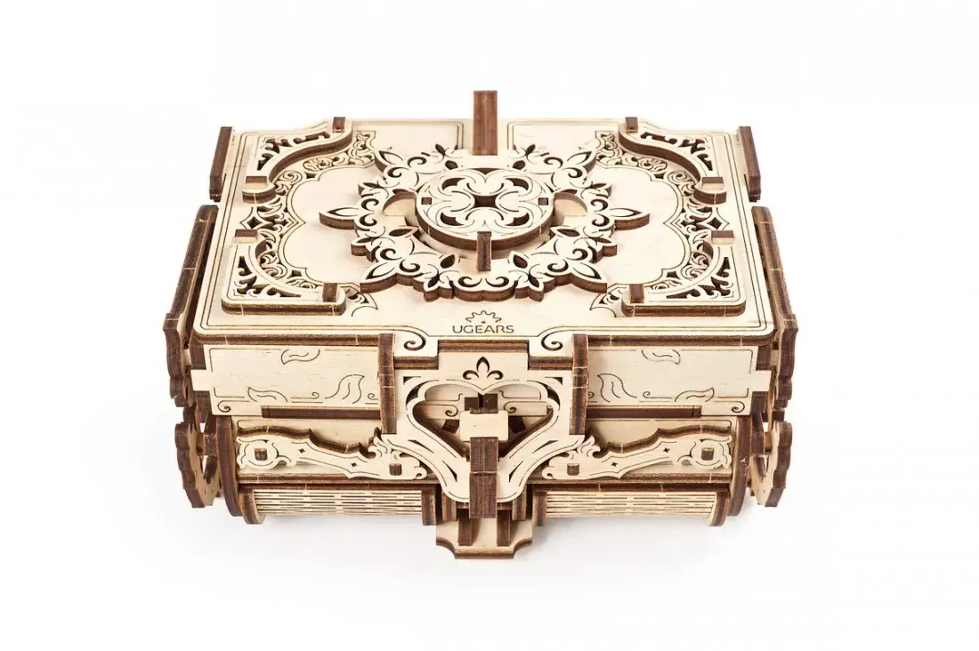 3D Puzzle UGears Antique Box Photo 2