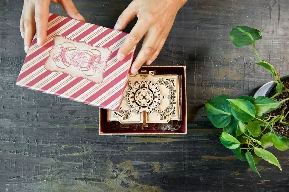 3D Puzzle UGears Antique Box Photo 27