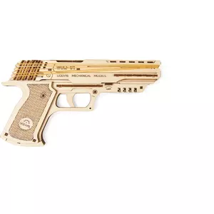 3D puzle UGears Wolf-01 62 gabali Platums 230 mm Augstums 25 mm