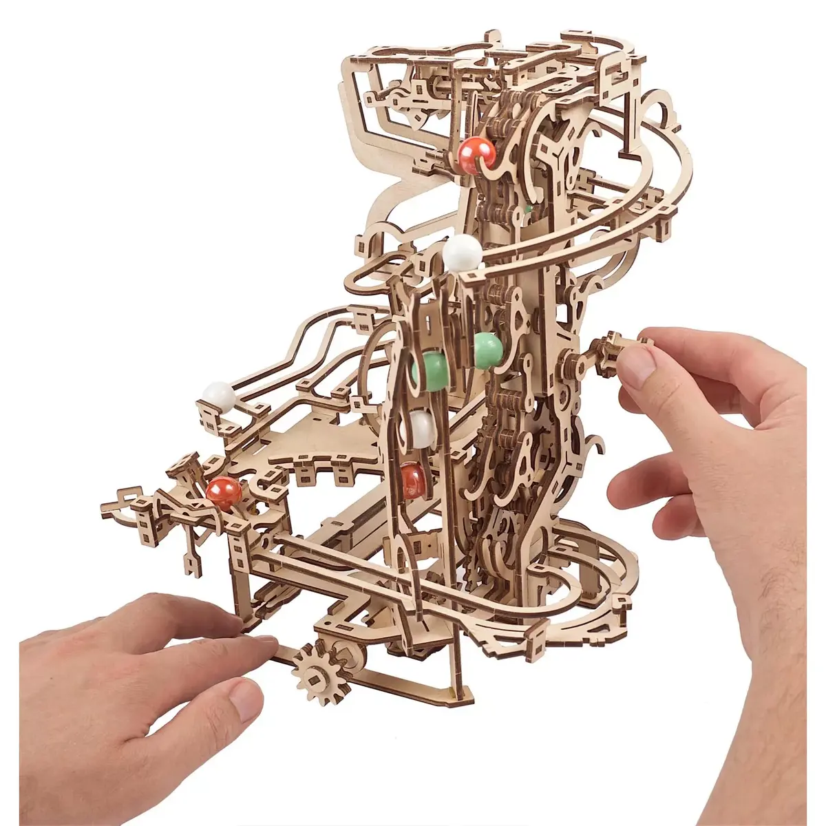 UGears Marble Run Chain Hoist модель набор Photo 2