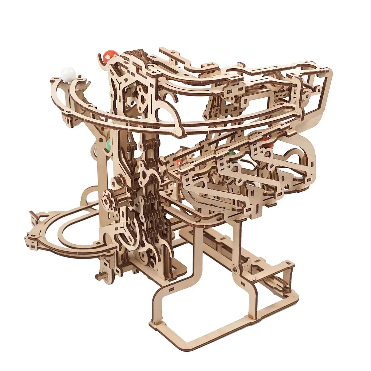 UGears Marble Run Chain Hoist модель набор Photo 5