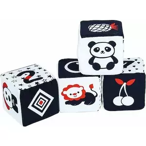 Сенсорные контрастные кубики Smily Play SP84005 Photo 1
