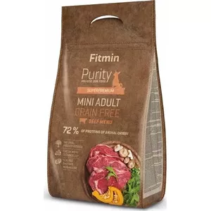 FITMIN Purity GF Adult Mini Beef 800 g Pieaudzis suns Liellopu gaļa