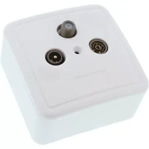 InLine Antenna socket shielded AP/UP Set InLine 69983