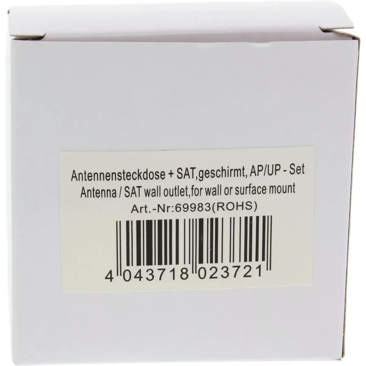 InLine Antenas ligzda aizsargāta AP/UP komplekts 69983 Photo 3