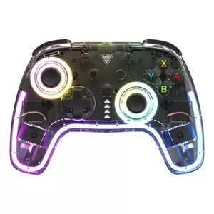 Spēļu kontrolieris DragonShock Orion Glow Black priekš Nintendo Switch — Bluetooth, USB-C, iebūvēts Li-Ion akumulators