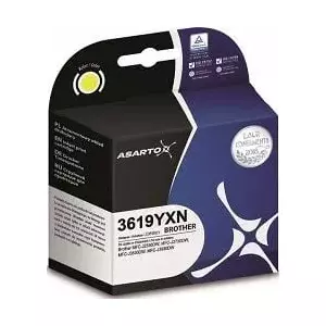 Kārtridžs Asarto Tusz LC3619XLY Dzeltenais