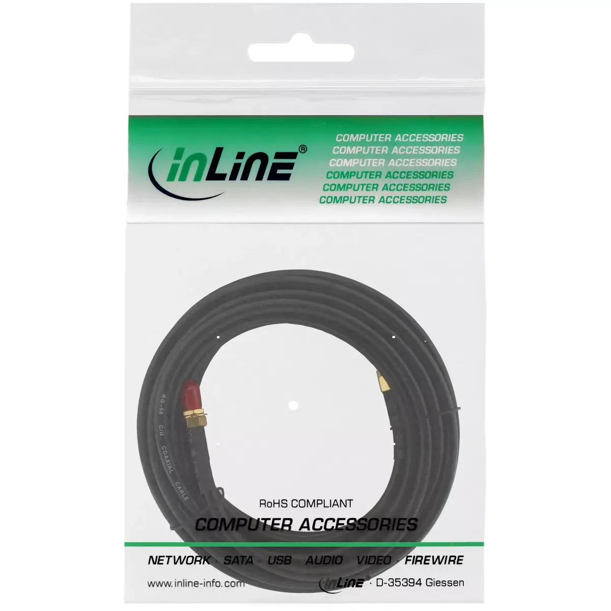 Network Cable InLine WIFI Cable R-SMA Plug R-SMA coupling Photo 2