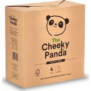 Toilet paper Cheeky Panda Three-layer bamboo, pack of 4 rolls
