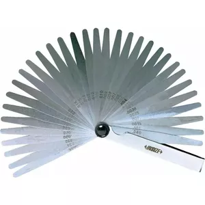 Feeler gauge INSIZE 4602-32, 32 blades 0.03–1.00 mm, length 100 mm