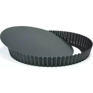 Patisse quiche pan TWM_414824 — 24 cm steel, anthracite non-stick finish