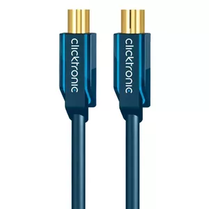 Antenna Cable ClickTronic 15m Coax M Coax FM Coaxial Blue