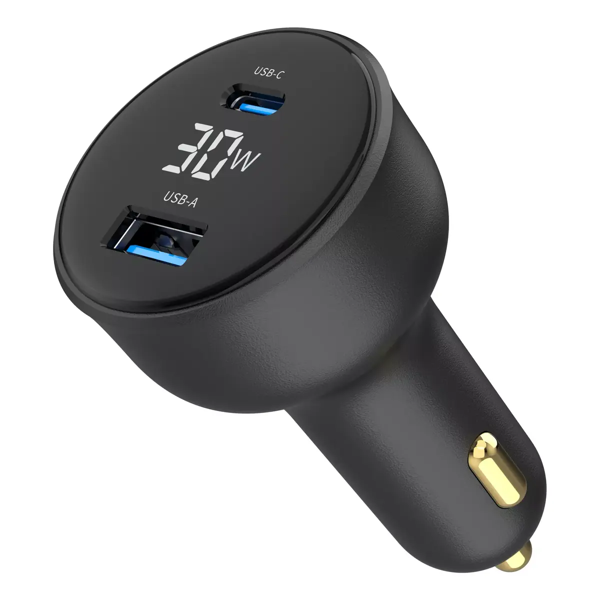 Авто‑зарядка Gembird TA-UC-AC2PD30LCD-CAR-01 USB‑C 30 Вт Photo 4