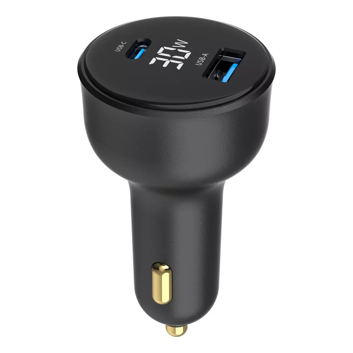 Авто‑зарядка Gembird TA-UC-AC2PD30LCD-CAR-01 USB‑C 30 Вт Photo 5