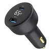 Gembird auto lādētājs TA-UC-AC2PD65LCD-CAR-01 65 W USB‑C Photo 4