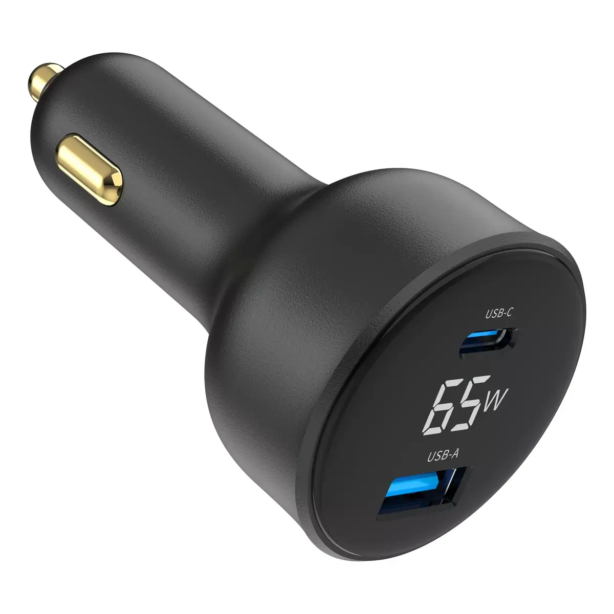 Gembird auto lādētājs TA-UC-AC2PD65LCD-CAR-01 65 W USB‑C Photo 6