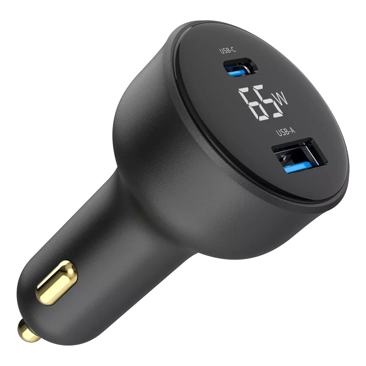 Gembird auto lādētājs TA-UC-AC2PD65LCD-CAR-01 65 W USB‑C Photo 7