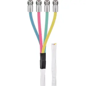 Koaksiālais antenas kabeļu komplekts Goobay 80 dB Quattro 10m