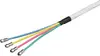 Koaksiālais antenas kabeļu komplekts Goobay 80 dB Quattro Photo 2