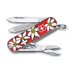 Multi-tool nazis Victorinox Classic SD Sarkans Clip point 5.8 cm