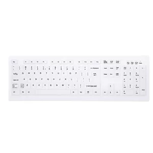 Keyboard CHERRY AK-C8100F-FU1-W/US Medical Wireless QWERTY White