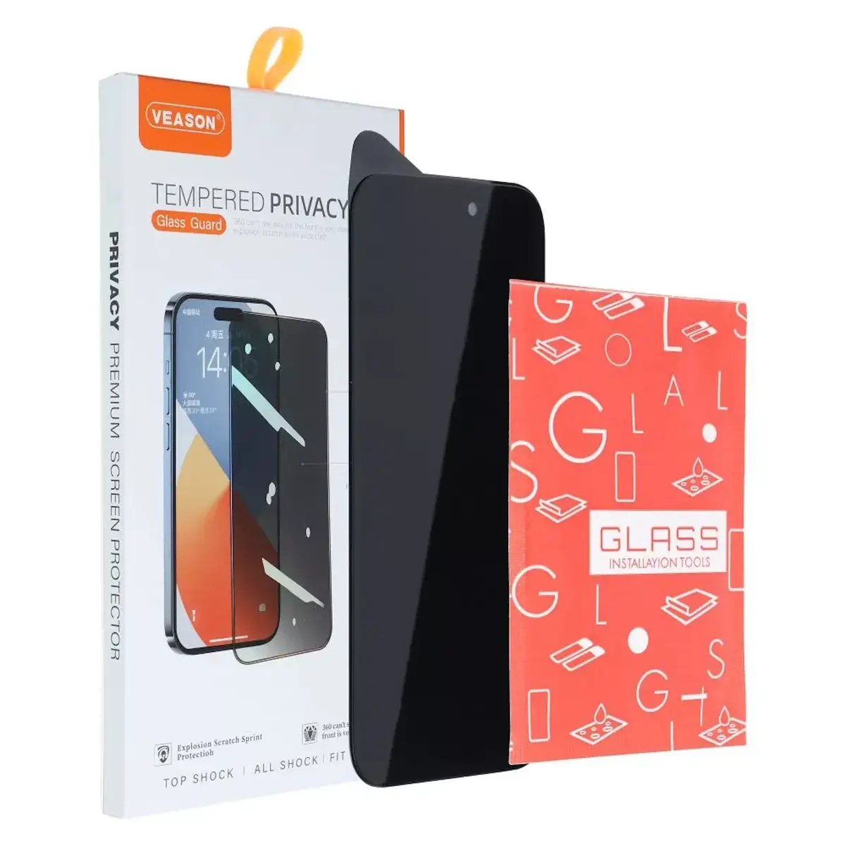 Veason Privacy Glass 6D Pro для iPhone 13 Pro/14 Photo 2