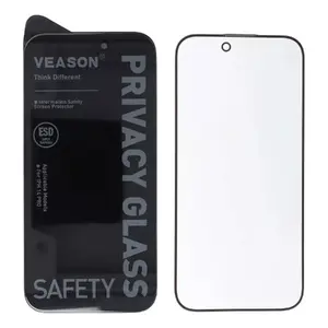 Защитное стекло с приватностью Veason для iPhone 14 Pro Black 6D