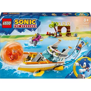 Construction toy LEGO Sonic the Hedgehog Tails' Adventure Boat set 76997 — 393 pieces, 2 minifigures, age 8+