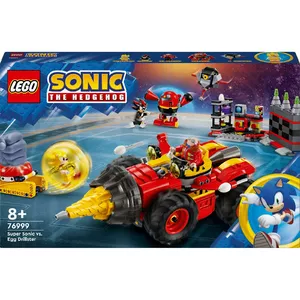 Construction toy LEGO Sonic the Hedgehog set 76999 Super Sonic vs Egg Drillster, buildable figures and play scene