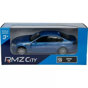 Mechanical toy car Daffi BMW M5 Blue RMZ, pull-back, scale unspecified
