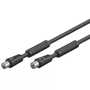 Coaxial Cable Alcasa S-PAK75S 7.5 m RF TV Black